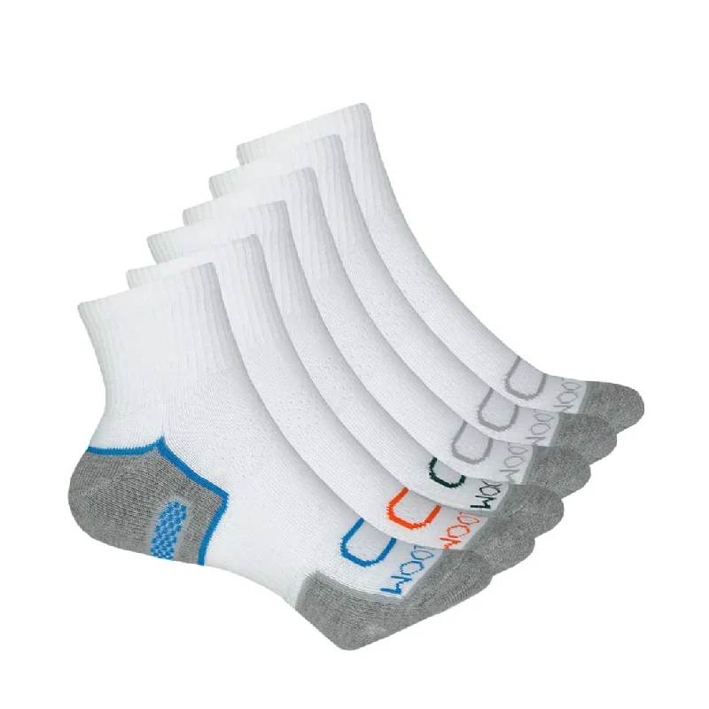 Fruit Of The Loom - Kids' 6 Pack Ankle Sock (FRB10421Q6 WHAST)