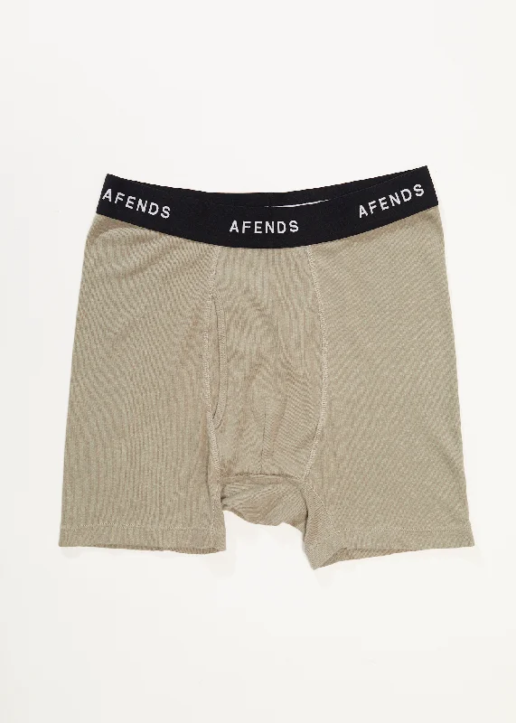 AFENDS Mens Absolute - Boxer Briefs - Olive